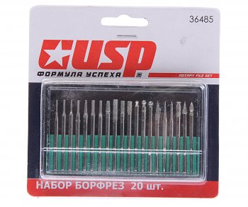 499 р. Шарошки для гравера набор 20шт. алмазные USP USP 36485  с доставкой в г. Керчь. Увеличить фотографию 1