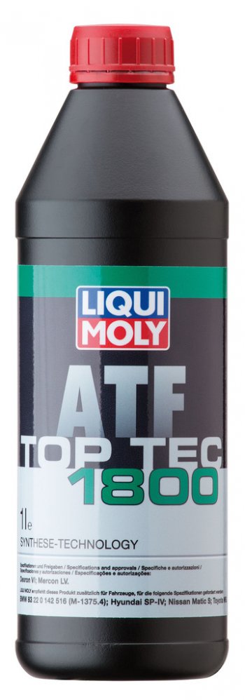 1 949 р. Масло трансмиссионное TOP TEC ATF 1800 синт.1л LIQUI MOLY LIQUI MOLY 3687  с доставкой в г. Керчь. Увеличить фотографию 1