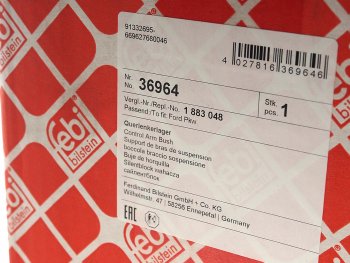 4 099 р. Сайлентблок VOLVO V60 (10-) рычага переднего задний правый FEBI FEBI 36964  с доставкой в г. Керчь. Увеличить фотографию 5