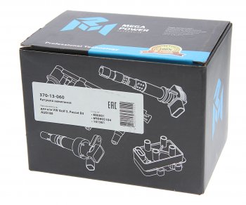 1 599 р. Катушка зажигания VW Golf 3,Passat B3 AUDI 80 MEGAPOWER MEGAPOWER 370-13-060  с доставкой в г. Керчь. Увеличить фотографию 5