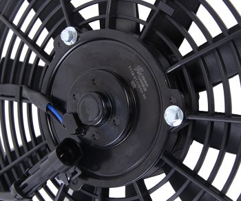 2 399 р. Вентилятор ВАЗ-1118,2190 (-14) радиатора кондиционера в сборе MEGAPOWER MEGAPOWER 370-15-017  с доставкой в г. Керчь. Увеличить фотографию 3