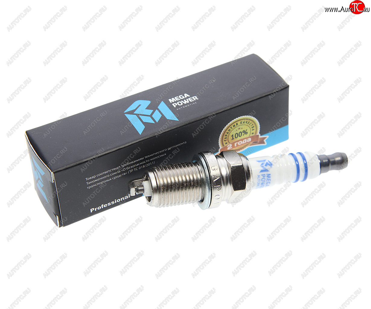 93 р. Свеча зажигания DAEWOO Nexia (1.5) (16V) KIA Sportage,Clarus,Shuma,Sephia 2 (1шт.) MEGAPOWER MEGAPOWER 370-31-019  с доставкой в г. Керчь