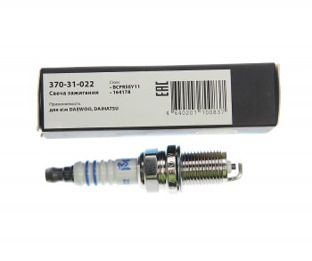144 р. Свеча зажигания DAEWOO Matiz (98-)(0.81.0) RENAULT Clio,Megane HONDA KAWASAKI (1шт.) MEGAPOWER MEGAPOWER 370-31-022  с доставкой в г. Керчь. Увеличить фотографию 3