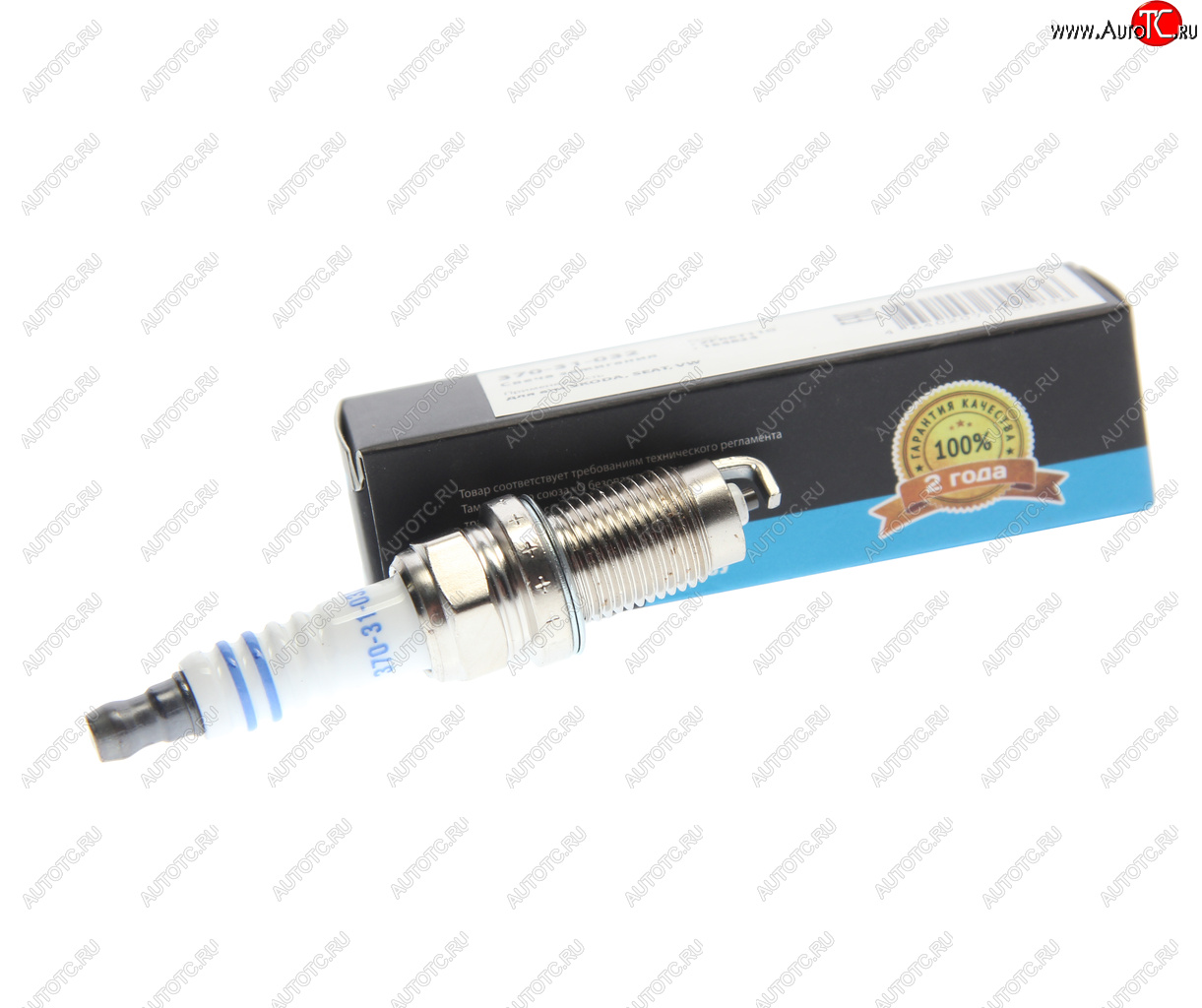 141 р. Свеча зажигания VW Golf 5,6,Jetta,Polo Sedan SKODA Fabia,Octavia (1.21.41.6) (1шт.) MEGAPOWER MEGAPOWER 370-31-032  с доставкой в г. Керчь