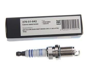 389 р. Свеча зажигания VW AUDI SEAT SKODA (04-) (1.82.0 TSITFSI) (1шт.) MEGAPOWER MEGAPOWER 370-31-042  с доставкой в г. Керчь. Увеличить фотографию 3