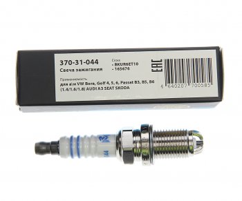 215 р. Свеча зажигания VW Bora,Golf 4,5,6,Passat B3,B5,B6 (1.41.61.8) AUDI A3 SEAT SKODA (1шт.) MEGAPOWER MEGAPOWER 370-31-044  с доставкой в г. Керчь. Увеличить фотографию 3