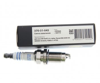 339 р. Свеча зажигания VW Golf 5,6,Jetta,Passat B6 AUDI A3 SKODA Octavia,Fabia (1.4 FSI) (1шт.) MEGAPOWER MEGAPOWER 370-31-045  с доставкой в г. Керчь. Увеличить фотографию 3