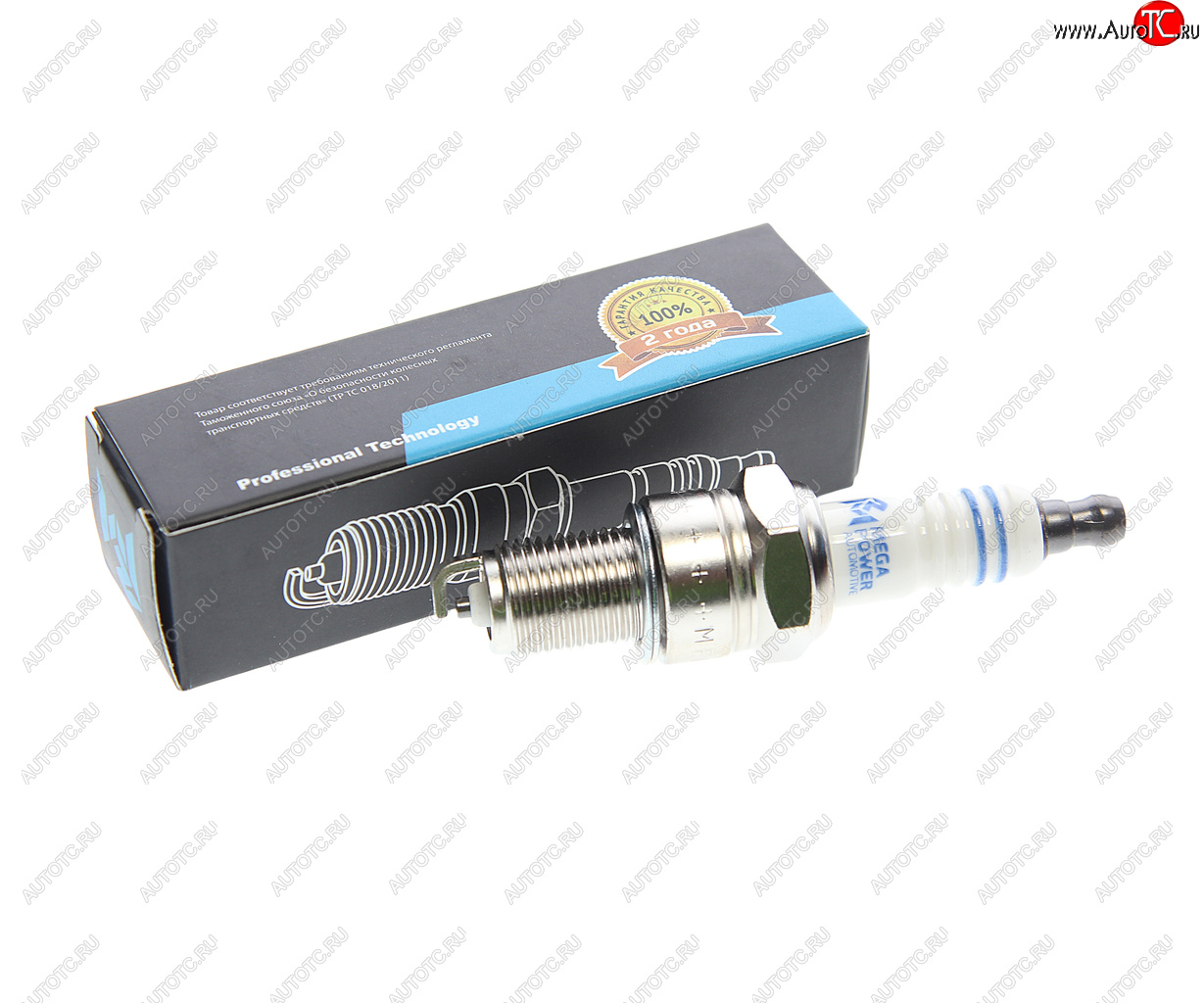 106 р. Свеча зажигания ВАЗ-2101 АИ-92 MEGAPOWER MEGAPOWER 370-31-047  с доставкой в г. Керчь