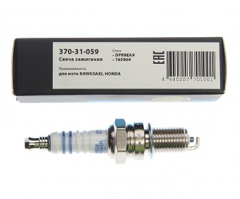 103 р. Свеча зажигания мото KAWASAKI SUZUKI YAMAHA HONDA (1шт.) MEGAPOWER MEGAPOWER 370-31-059  с доставкой в г. Керчь. Увеличить фотографию 3