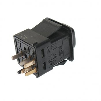 136 р. Выключатель кнопка 12V без символа АВАР АВАР 375.3710-09.00м  с доставкой в г. Керчь. Увеличить фотографию 2
