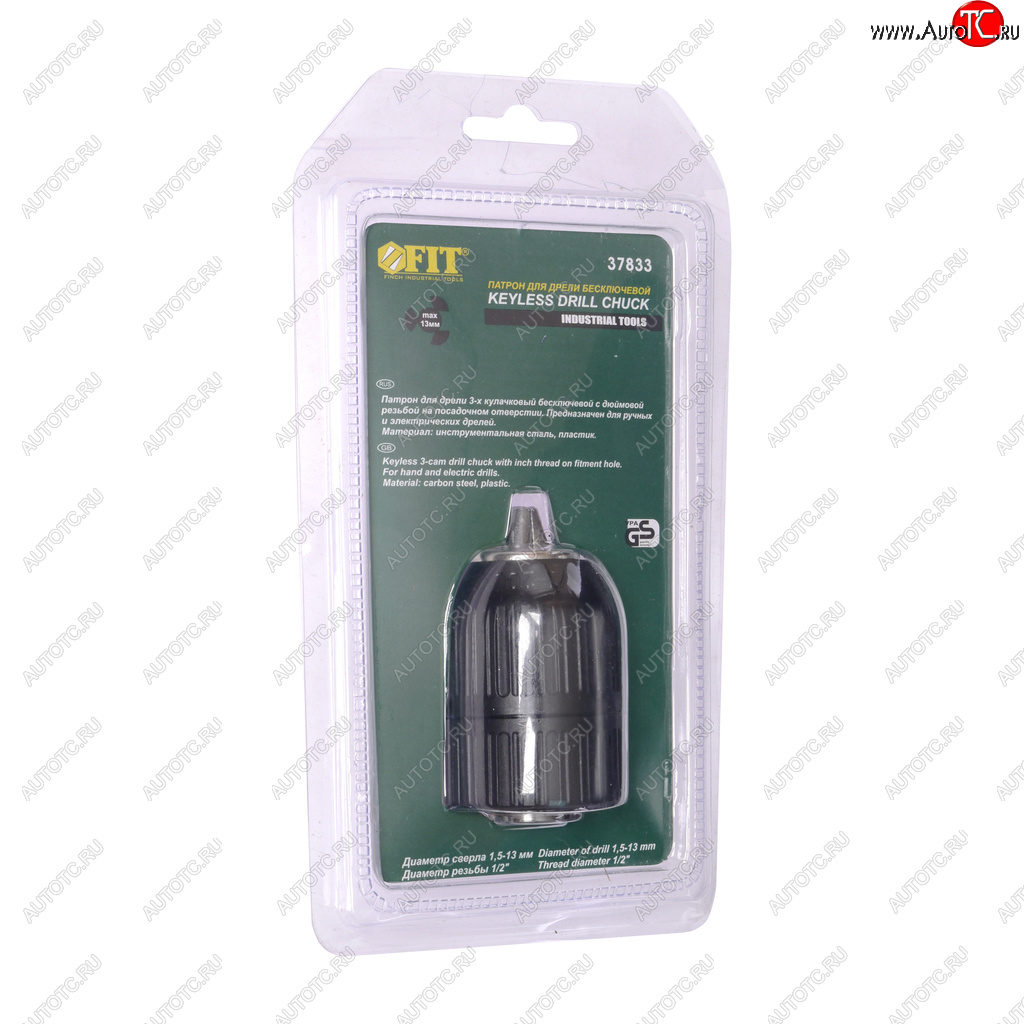 659 р. Патрон для дрели бесключевой 2-13мм 12 FIT FIT 37833 с доставкой в г. Керчь Увеличить фотографию 1 659 р. Патрон для дрели бесключевой 2-13мм 12 FIT FIT 37833 с доставкой в г. Керчь