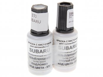 719 р. Краска с кистью 20мл SUBARU 37J 2-х компонентная PODKRASKA PODKRASKA 37j  с доставкой в г. Керчь. Увеличить фотографию 1