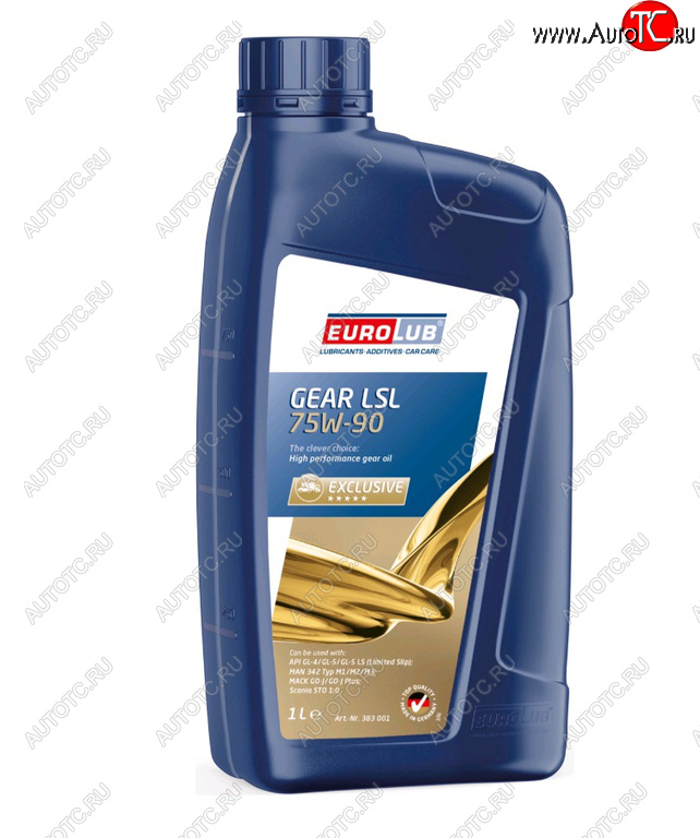 2 569 р. Масло трансмиссионное GEAR LSL GL-45 75W90 син.1л EUROLUB EUROLUB 383001  с доставкой в г. Керчь