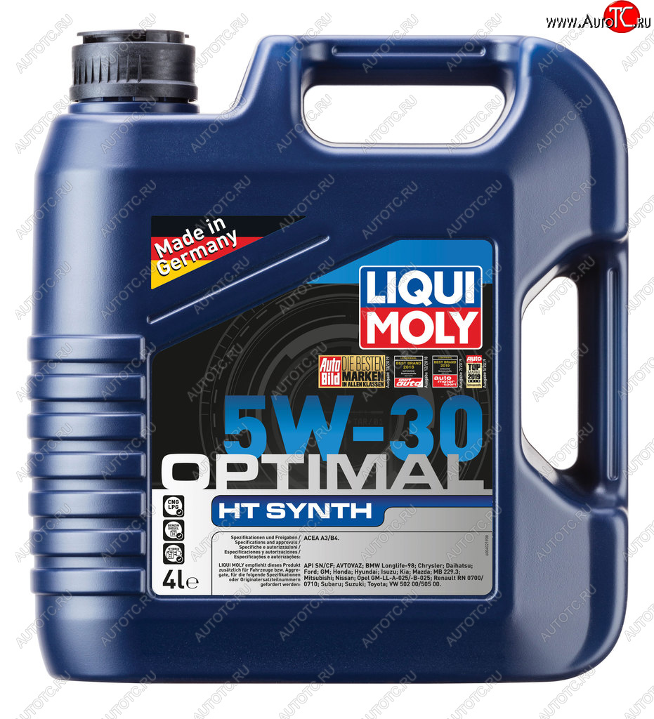 6 449 р. Масло моторное OPTIMAL SYNTH VW 5020050500 5W30 синт.4л LIQUI MOLY LIQUI MOLY 39001  с доставкой в г. Керчь