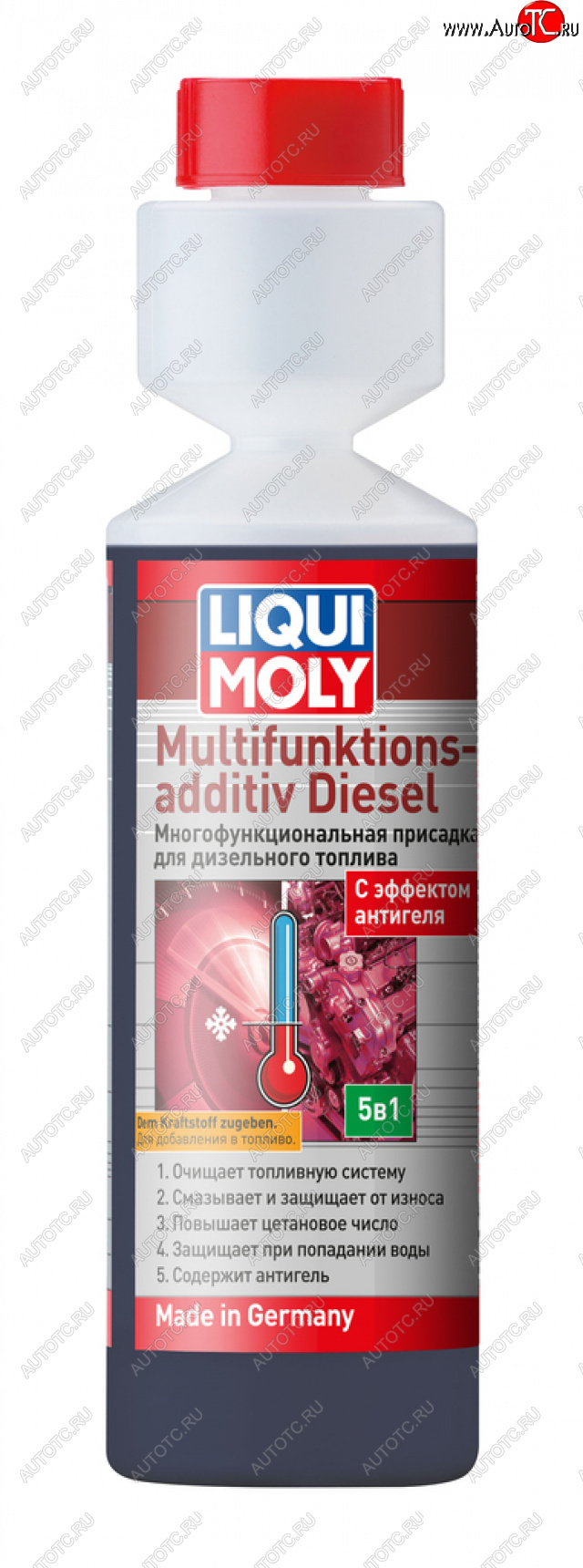 1 479 р. Присадка в дизельное топливо многофункциональная 250мл LIQUI MOLY LIQUI MOLY 39024  с доставкой в г. Керчь