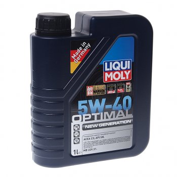1 569 р. Масло моторное OPTIMAL New Generation 5W40 синт.1л LIQUI MOLY LIQUI MOLY 39032  с доставкой в г. Керчь. Увеличить фотографию 1