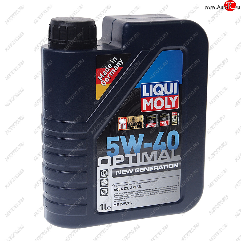 1 569 р. Масло моторное OPTIMAL New Generation 5W40 синт.1л LIQUI MOLY LIQUI MOLY 39032  с доставкой в г. Керчь
