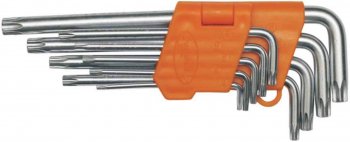 389 р. Набор ключей TORX T10-Т50 Г-образных 9 предметов Professional АВТОДЕЛО АВТОДЕЛО 39151  с доставкой в г. Керчь. Увеличить фотографию 1