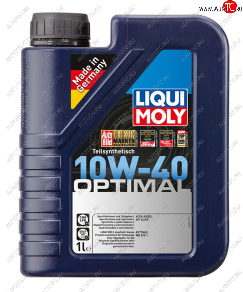 1 439 р. Масло моторное OPTIMAL 10W40 псинт.1л LIQUI MOLY LIQUI MOLY 3929  с доставкой в г. Керчь