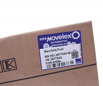 38 999 р. Рампа топливная КАМАЗ,ПАЗ дв.CUMMINS ISBe,ISDe V=6.7 Евро-3 форсунок MOVELEX MOVELEX 3977530-m  с доставкой в г. Керчь. Увеличить фотографию 6