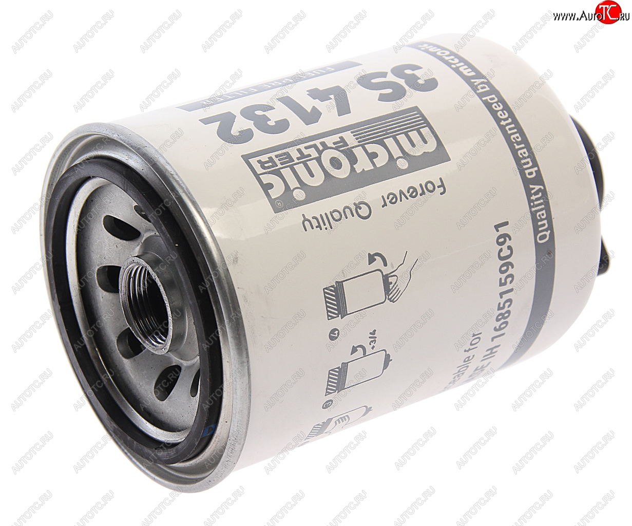 1 089 р. Фильтр топливный DOOSAN JHON DEERE грубой очистки (без стакана,со сливом) MICRONIC FILTER MICRONIC FILTER 3s4132  MICRONIC FILTER 3s4132   с доставкой в г. Керчь