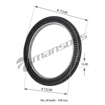 1 129 р. Сальник MAN ступицы задней (132x172x12) MANSONS MANSONS 400.621  с доставкой в г. Керчь. Увеличить фотографию 5
