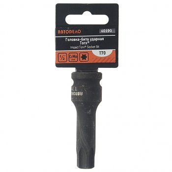 Бита-головка 1/2u0022 TORX T70х78мм ударная АВТОДЕЛО АВТОДЕЛО 40190 АВТОДЕЛО 40190