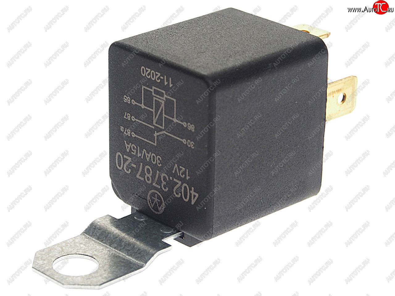 209 р. Реле электромагнитное 12V 5-ти контактное 3015А с кронштейном переключающее ЭНЕРГОМАШ ЭНЕРГОМАШ 402.3787-20  с доставкой в г. Керчь