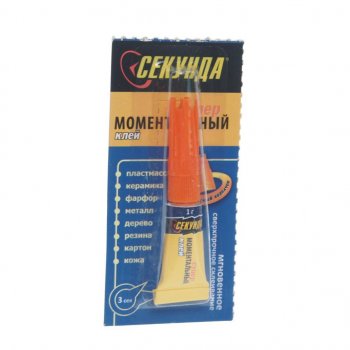 Клей моментальный 1г СЕКУНДА ASD 403-205