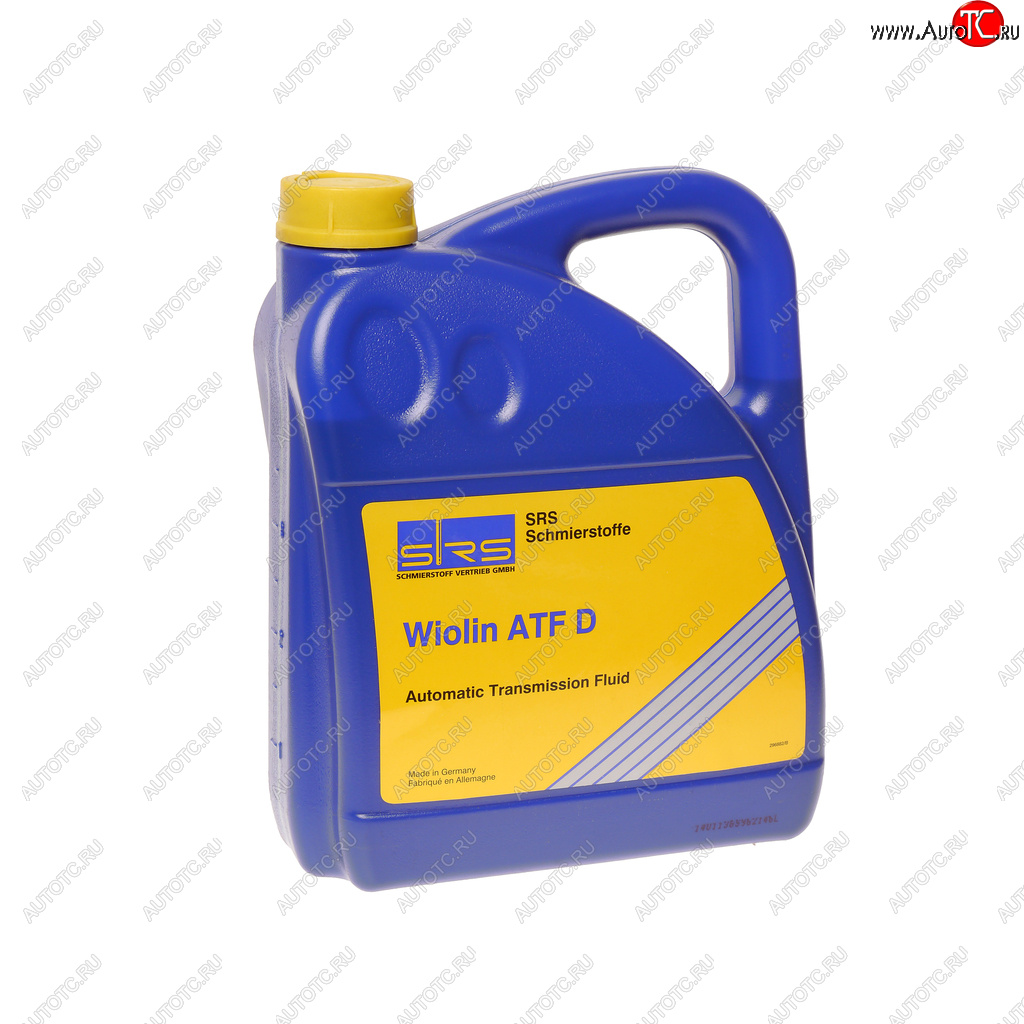 4 549 р. Масло трансмиссионное WIOLIN ATF D КПП автомат 4л SRS SRS 4033885000205  с доставкой в г. Керчь