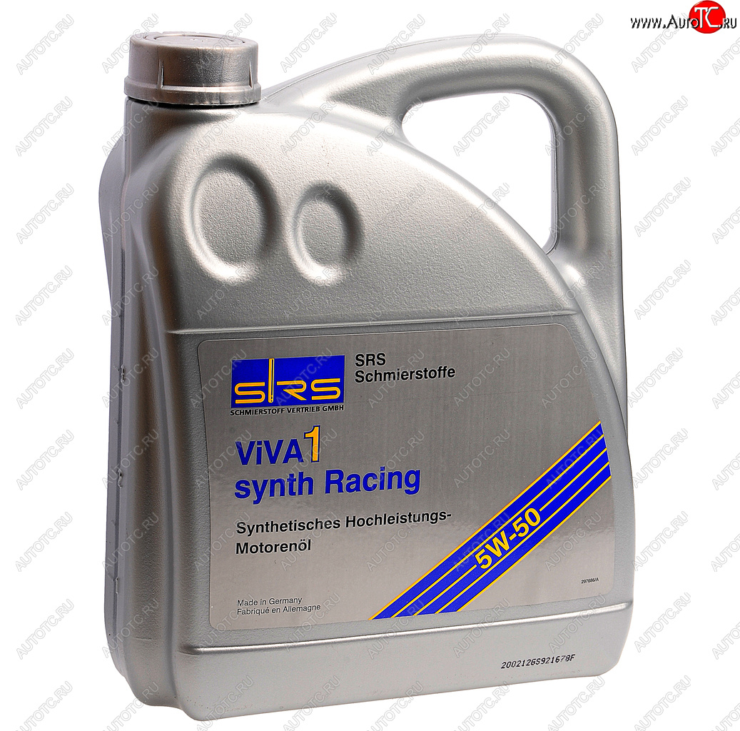 6 299 р. Масло моторное VIVA 1 SYNTH RACING 5W50 синт.4л SRS SRS 4033885000861  с доставкой в г. Керчь