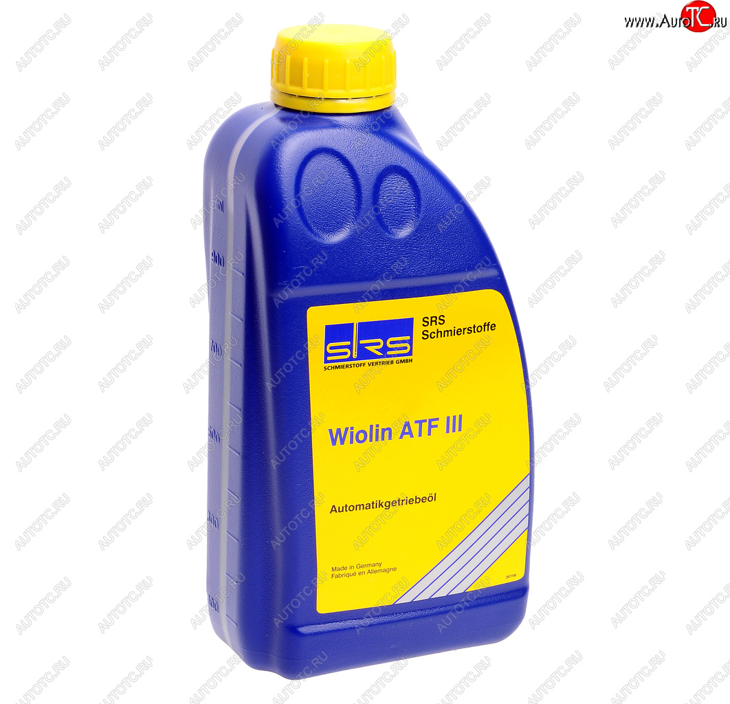1 499 р. Масло трансмиссионное WIOLIN ATF III КПП автомат 1л SRS SRS 4033885000953  с доставкой в г. Керчь