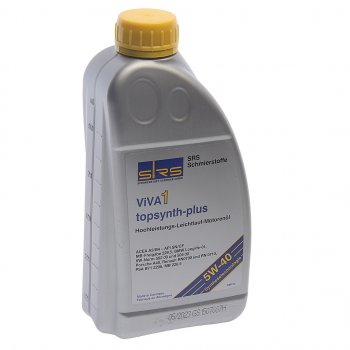 1 599 р. Масло моторное VIVA 1 TOPSYNTH Plus 5W40 синт.1л SRS SRS 4033885001738  с доставкой в г. Керчь. Увеличить фотографию 1