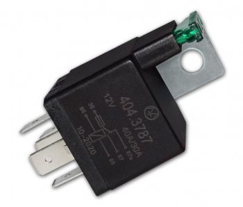 339 р. Реле электромагнитное 12V 5-ти контактное 40/30А переключающее с предохранителем ЭНЕРГОМАШ ЭНЕРГОМАШ 404.3787 ЭНЕРГОМАШ 404.3787  с доставкой в г. Керчь. Увеличить фотографию 1