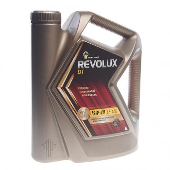 1 479 р. Масло дизельное REVOLUX D1 15W40 CF-4SJ мин.5л РОСНЕФТЬ РОСНЕФТЬ 40620550  с доставкой в г. Керчь. Увеличить фотографию 1