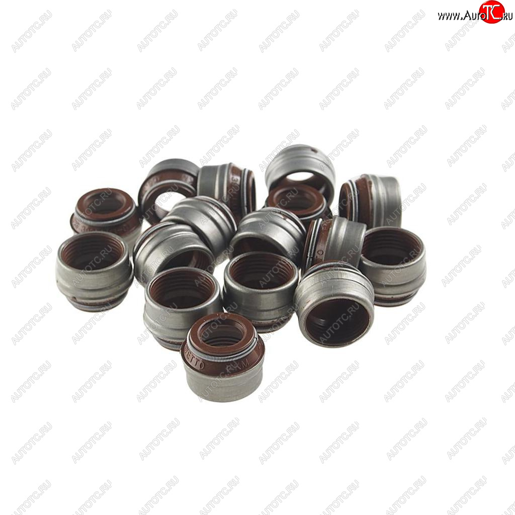 329 р. Колпачок ЗМЗ-406 маслоотражательный комплект 16шт. Viton CAVETTO CAVETTO 406.3906601  с доставкой в г. Керчь
