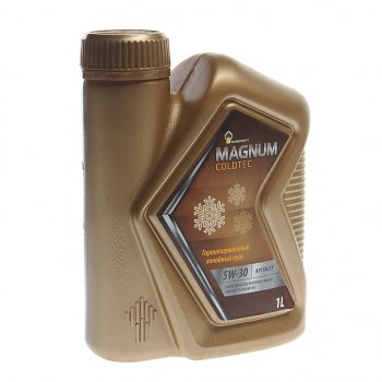 649 р. Масло моторное MAGNUM Coldtec 5W30 SNCFGF-5 синт.1л РОСНЕФТЬ РОСНЕФТЬ 40813232  с доставкой в г. Керчь. Увеличить фотографию 1