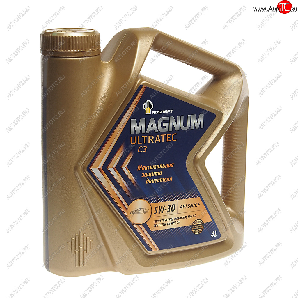 2 569 р. Масло моторное MAGNUM Ultratec С3 5W30 C3SNCF синт.4л РОСНЕФТЬ РОСНЕФТЬ 40814142  с доставкой в г. Керчь