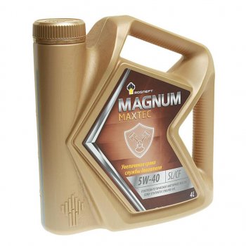 1 579 р. Масло моторное MAGNUM Maxtec 5W40 SLCF псинт.4л РОСНЕФТЬ РОСНЕФТЬ 40814642  с доставкой в г. Керчь. Увеличить фотографию 1