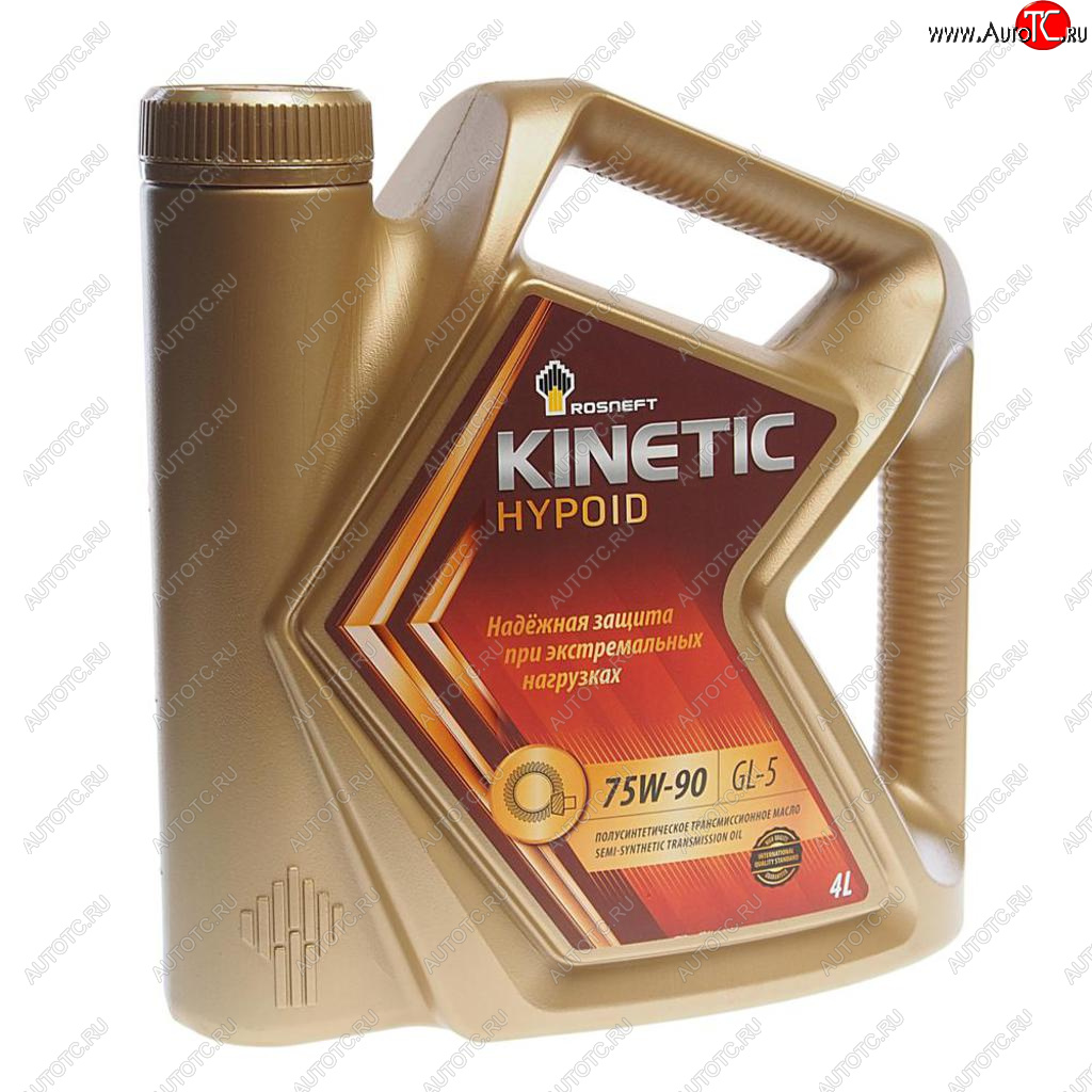 2 979 р. Масло трансмиссионное KINETIC Hypoid GL-5 75W90 псинт.4л РОСНЕФТЬ РОСНЕФТЬ 40816142  с доставкой в г. Керчь