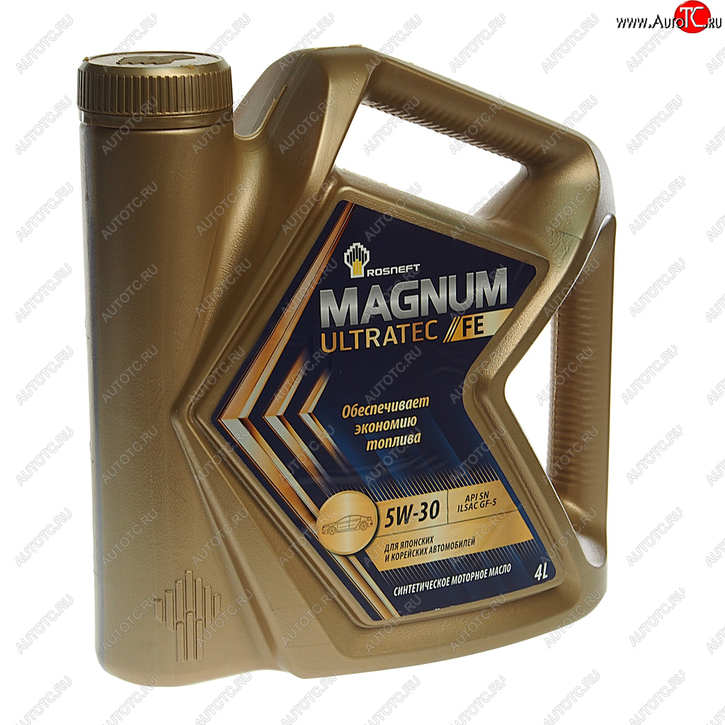 2 899 р. Масло моторное MAGNUM Ultratec FE 5W30 SNGF-5 синт.4л РОСНЕФТЬ РОСНЕФТЬ 40816342  с доставкой в г. Керчь