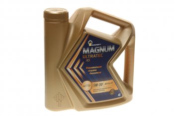 3 489 р. Масло моторное MAGNUM Ultratec A5 5W30 SLCFA5B5 синт.4л РОСНЕФТЬ РОСНЕФТЬ 40816542  с доставкой в г. Керчь. Увеличить фотографию 1