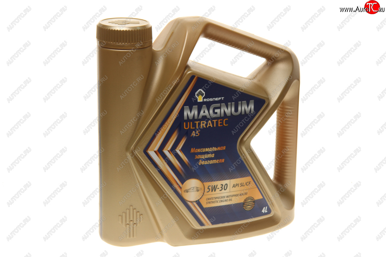 3 489 р. Масло моторное MAGNUM Ultratec A5 5W30 SLCFA5B5 синт.4л РОСНЕФТЬ РОСНЕФТЬ 40816542  с доставкой в г. Керчь