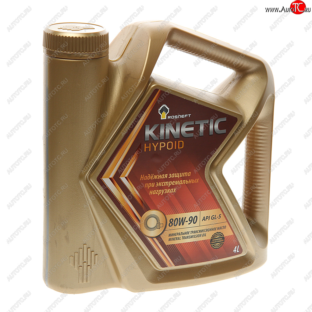 1 649 р. Масло трансмиссионное KINETIC Hypoid GL-5 80W90 мин.4л РОСНЕФТЬ РОСНЕФТЬ 40817342  с доставкой в г. Керчь