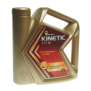 2 269 р. Масло трансмиссионное ATF Kinetic III псинт.4л РОСНЕФТЬ РОСНЕФТЬ 40817542  с доставкой в г. Керчь. Увеличить фотографию 1