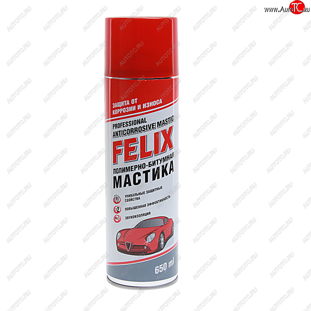 399 р. Антикор мастика полимерно-битумная 650мл аэрозоль FELIX ТОСОЛ-СИНТЕЗ 411040023  с доставкой в г. Керчь