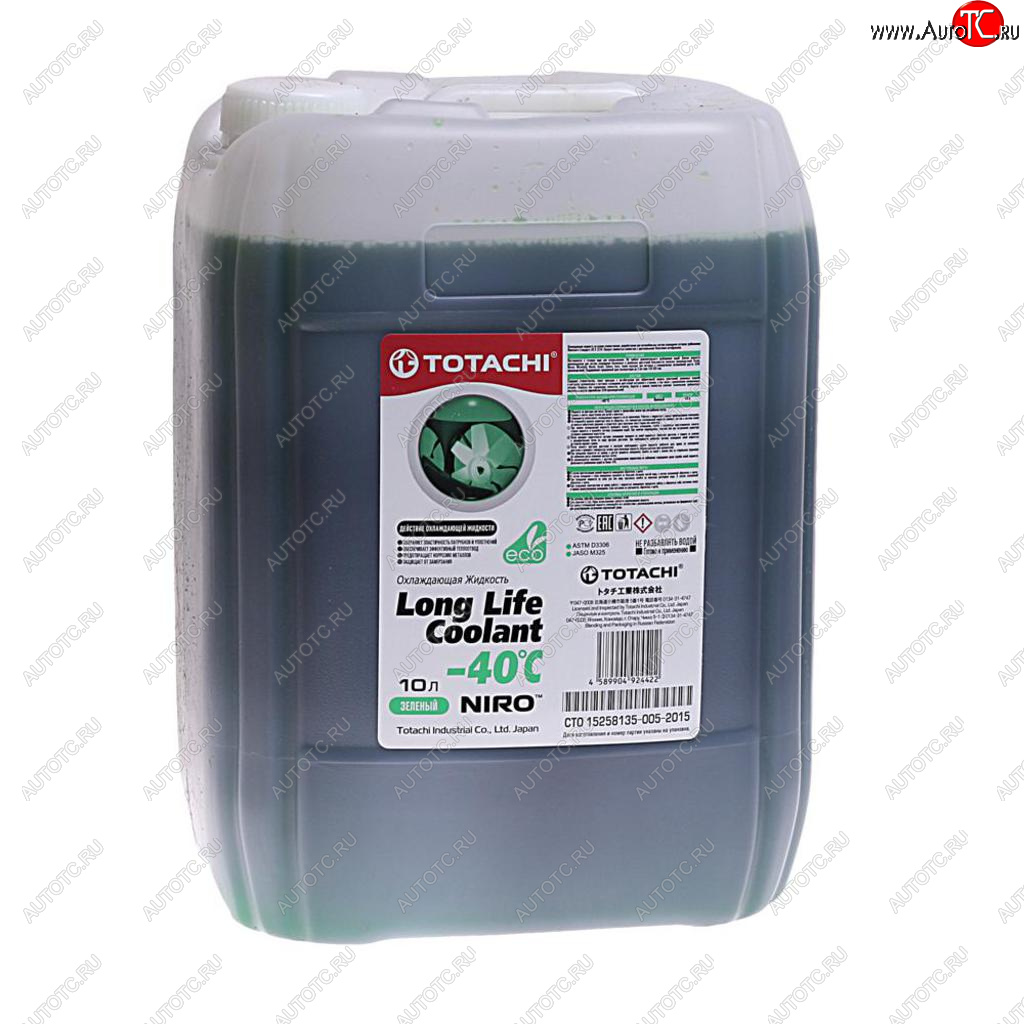 2 289 р. Антифриз зеленый -40C 10л SUPER LLC NIRO TOTACHI TOTACHI 41610  с доставкой в г. Керчь