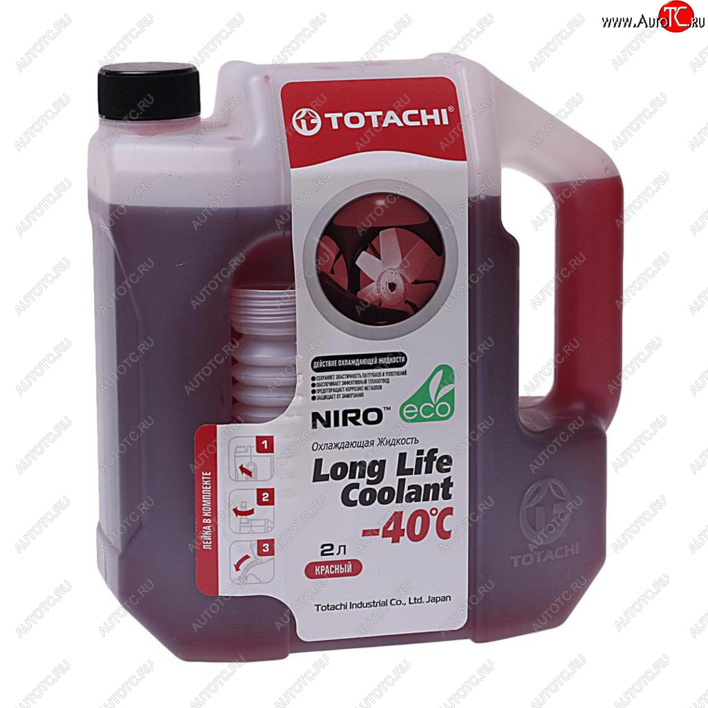 589 р. Антифриз красный -40C 2л SUPER LLC NIRO TOTACHI TOTACHI 41802  с доставкой в г. Керчь