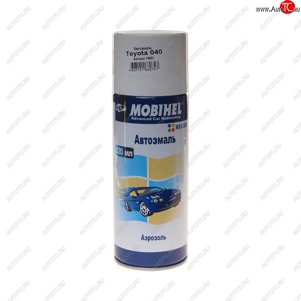 489 р. Краска 040 белая супер аэрозоль 520мл Helios MOBIHEL MOBIHEL 41948302а  с доставкой в г. Керчь