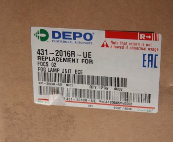 2 299 р. Фара противотуманная FORD Focus (98-05) правая DEPO DEPO 431-2016r-ue  с доставкой в г. Керчь. Увеличить фотографию 4